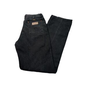 Wrangler Vintage USA  13MWZPB Black Denim Cowboy Jeans  Men’s Size 33 X 36